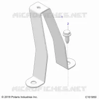 RESERVOIR DE CARBURANT BRACKET