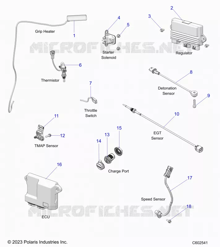 ELECTRICITE, SWITCHES, SENSORS AND COMPONENTS