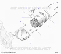 MOTEUR, HVAC COMPRESSOR