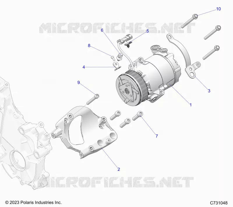 MOTEUR, HVAC COMPRESSOR