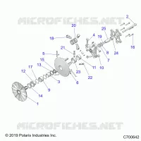 SYSTEME DE TRANSMISSION, PRIMARY CLUTCH