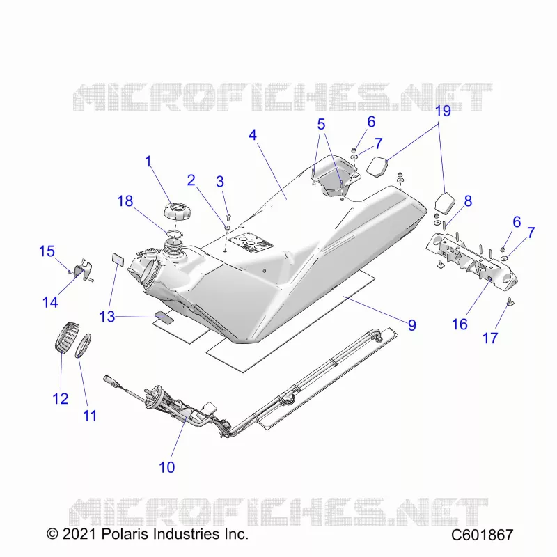 SYSTÃˆME D'ALIMENTATION, FUEL TANK ASM.