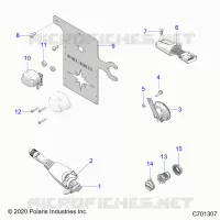 ELECTRICITE, COMPONENTS, AND LICENSE PLATE