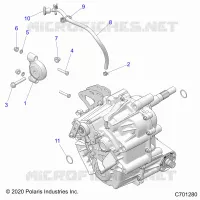 SYSTÃˆME DE TRANSMISSION, MAIN GEARCASE MOUNTING