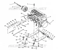 SUPPORT MOTEUR RXL/0930768 and RXL SKS/0930568 (4922992299025A)