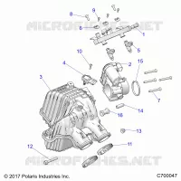 ENGINE, PRISE D'AIR MANIFOLD