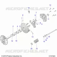 SYSTÃˆME DE TRANSMISSION, PRIMARY CLUTCH