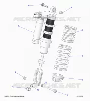 SUSPENSION, AMORTISSEUR AVANT MOUNTING, STANDARD/PREMIUM