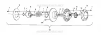 EMBRAYAGE DE TRANSMISSION ASSEMBLY XLT 0940767, XLT SP 0940667   XLT SKS 0940567 (4925022502C002)