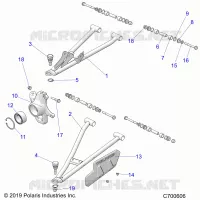 SUSPENSION AVANT CONTROL ARMS