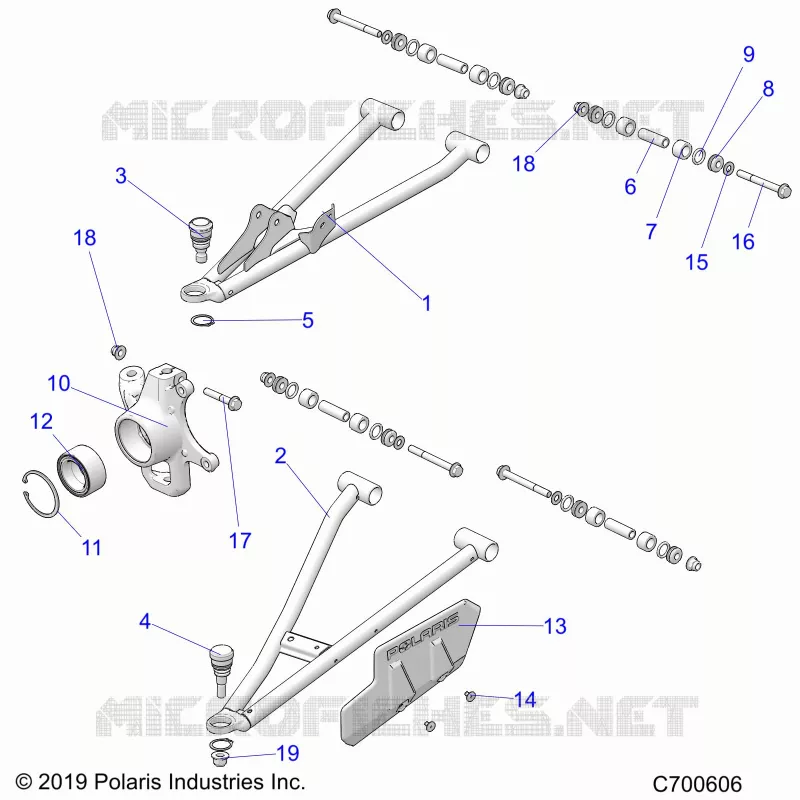 SUSPENSION AVANT CONTROL ARMS