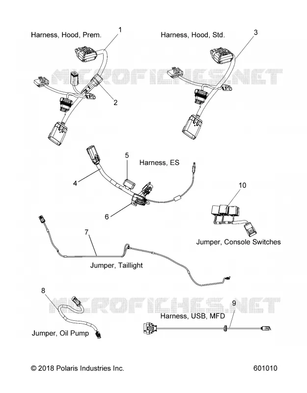 ELECTRICITE, JUMPERS/WIRE HARNESS