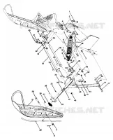 SUSPENSION AVANT AND SKI SPORT, TRAIL, 400 AND 600 (4912701270007A)
