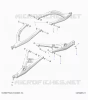 SUSPENSION AVANT CONTROL ARMS MOUNTING
