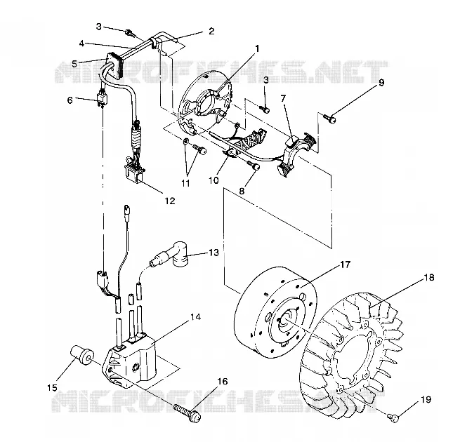 STATOR ASSEMBLY LITE GT / 0933133 (4923232323036A)
