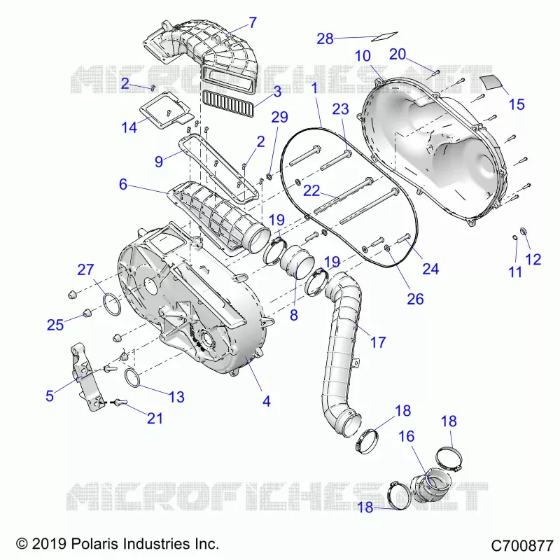 SYSTÃˆME DE TRANSMISSION, CLUTCH COVER AND DUCTING