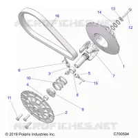 SYSTÃˆME DE TRANSMISSION, CLUTCH, SECONDARY