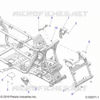 CHASSIS, CABINE SUPPORTS