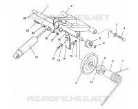 BRAS DE SUSPENSION ARRIERE 500 EFI / 0930674 AND  500 EFI SKS / 0930574 (4922962296022A)