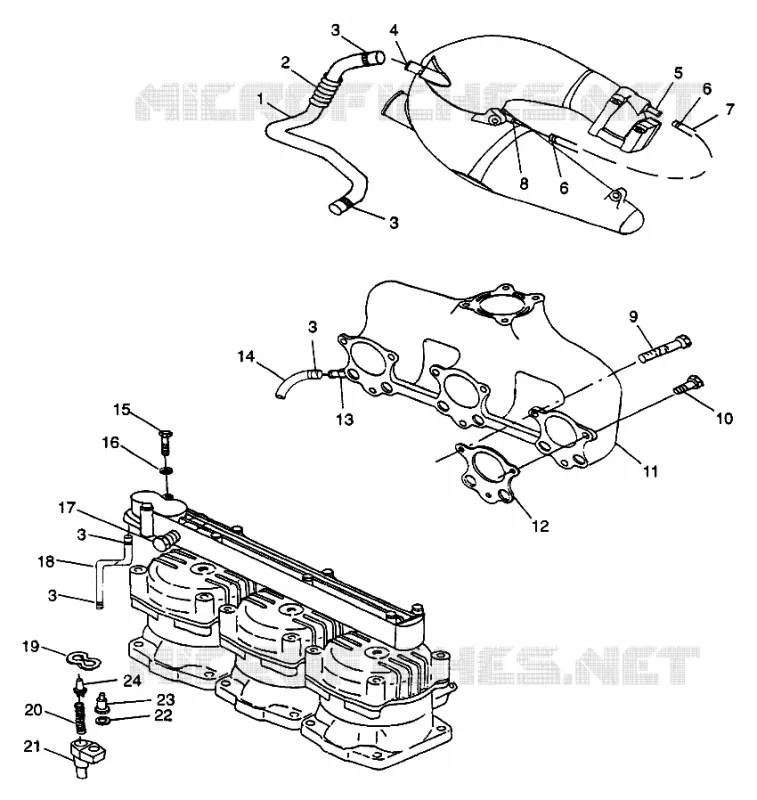 SYSTÈME DE REFROIDISSEMENT SL 900 B974091 (4940974097B009)