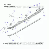 SUSPENSION, FIXATION RAIL