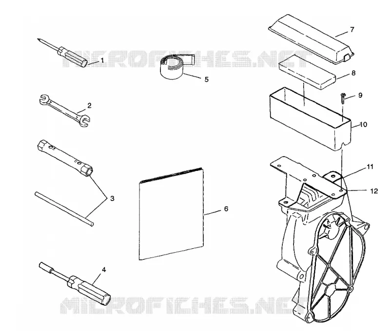 OUTILS 500 INDY 0982764(A)(B) and EUROPEAN 500 INDY E982764A (4942104210D002)
