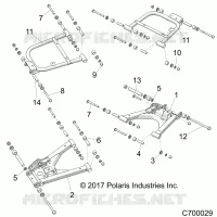 SUSPENSION ARRIERE CONTROL ARMS