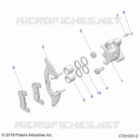 FREIN AVANT CALIPER