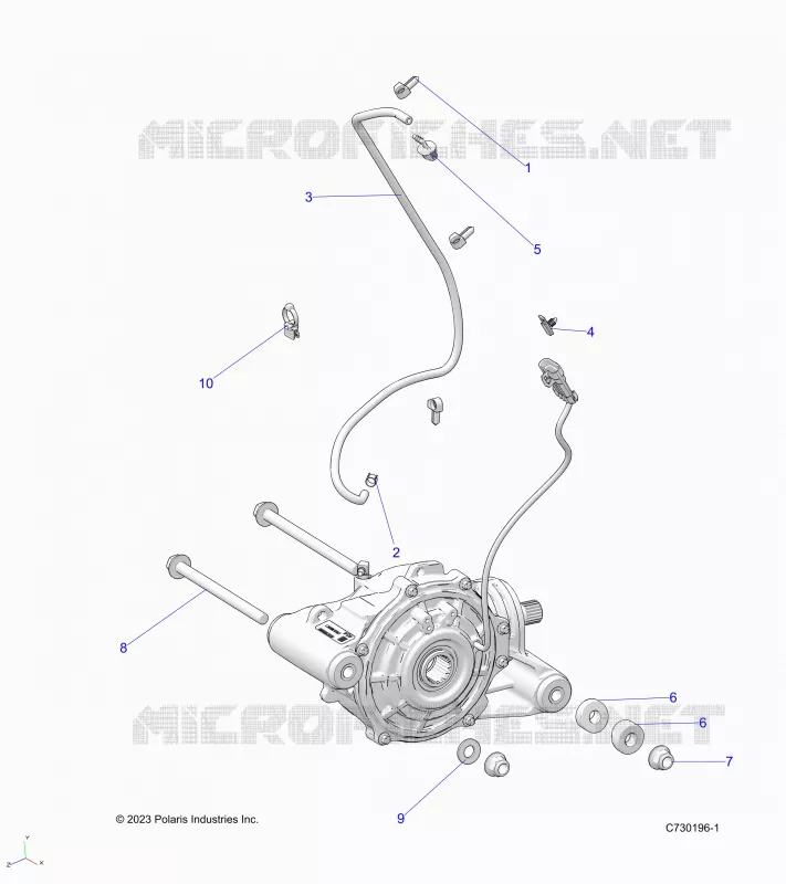 SYSTÃˆME DE TRANSMISSION, FRONT GEARCASE MOUNTING