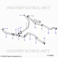 ENGINE, SYSTÃˆME DE REFROIDISSEMENT, HOSES