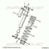 SUSPENSION, AMORTISSEUR AVANT MOUNTING