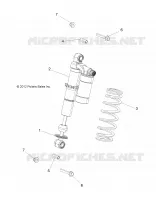SUSPENSION, AMORTISSEUR AVANT, MOUNTING