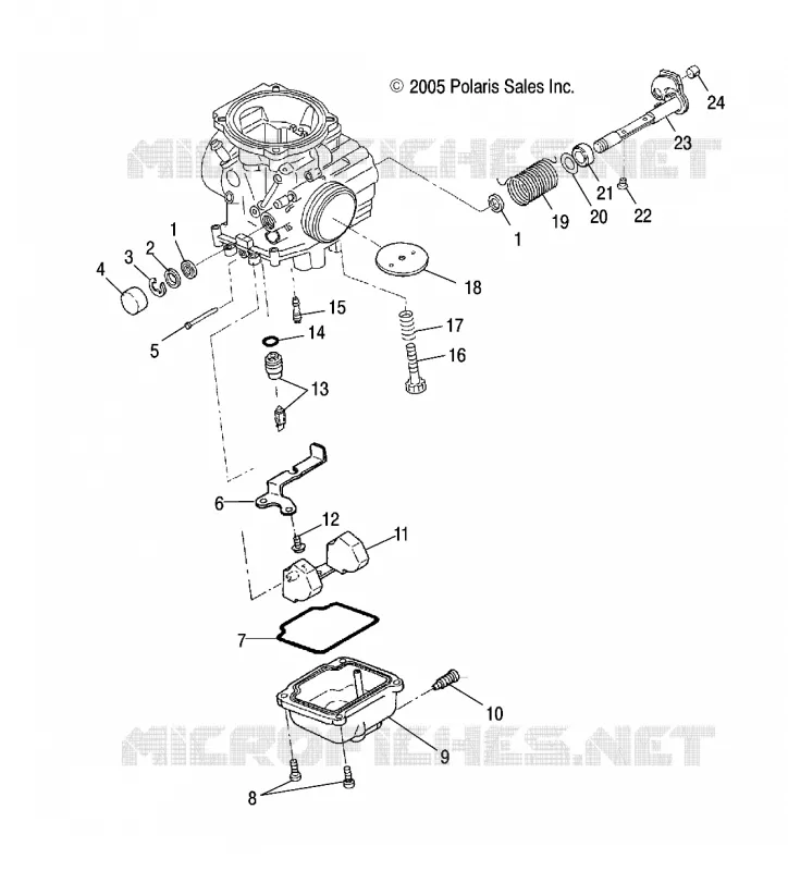 MOTEUR, CARBURATEUR LOWER