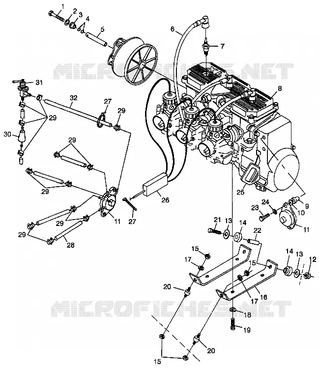 SUPPORT MOTEUR
