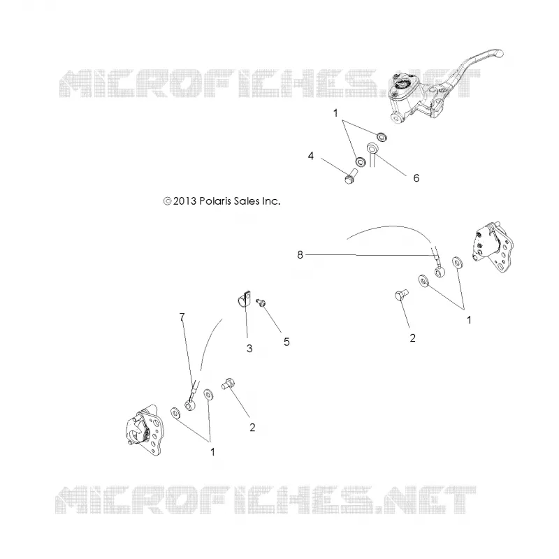 FREIN AVANT BRAKE LINES