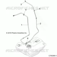 BODY, CARBURANT LINES, STD.