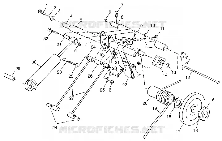 BRAS DE SUSPENSION ARRIERE 600 XCR 0985677 (4943164316B013)