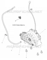 DRIVE TRAIN, FRONT SUPPORT PONT