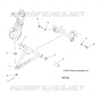 SUSPENSION, A-ARM AND SUPPORT MOUNTING