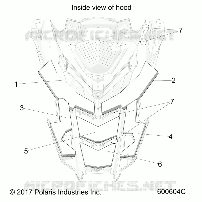 BODY, HOOD FOAM/FIBER