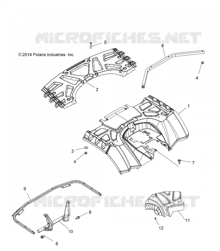 HABITACLE ARRIERE and REAR RACK
