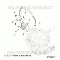 DRIVE TRAIN, MAIN SUPPORT PONT