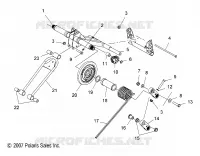 SUSPENSION, BRAS DE SUSPENSION ARRIERE (DRAGON)