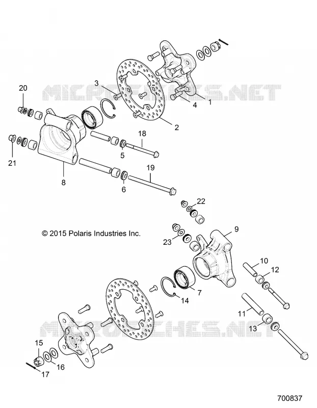 SUSPENSION ARRIERE CARRIER