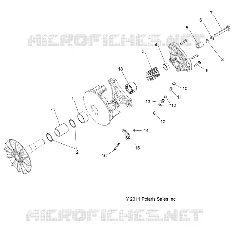 SYSTÈME DE TRANSMISSION, PRIMARY CLUTCH