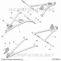 SUSPENSION AVANT CONTROL ARMS