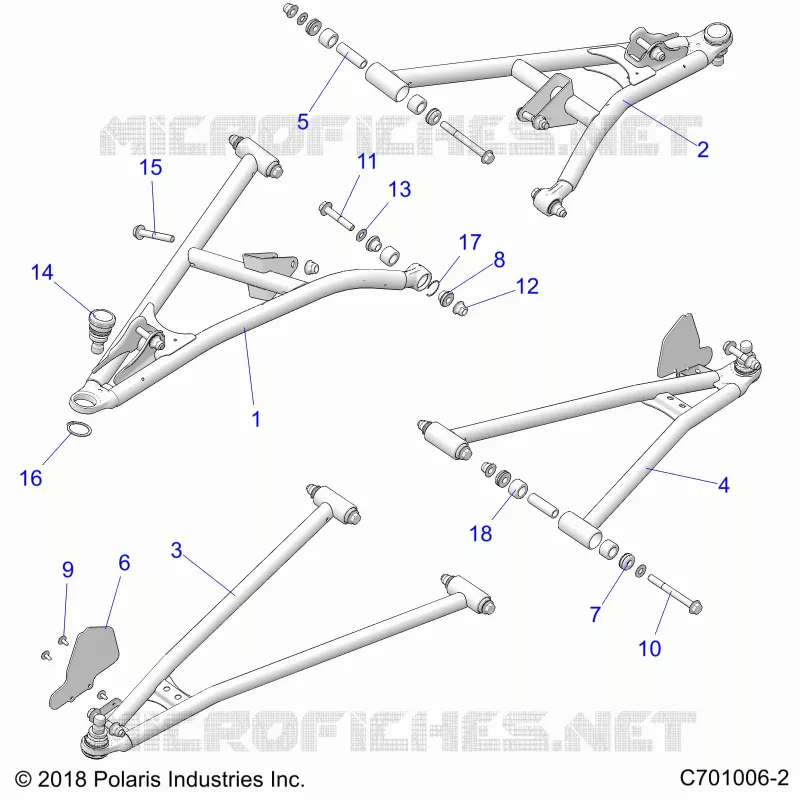 SUSPENSION AVANT CONTROL ARMS