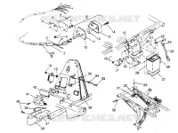 ELECTRICITE/FEU ARRIERE ASSEMBLY 6X6 400L W948740 (4926802680C014)