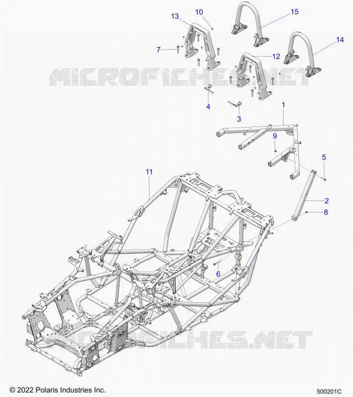 CHASSIS, MAIN, AND REAR ASM.
