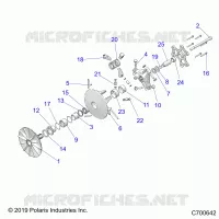 SYSTEME DE TRANSMISSION, PRIMARY CLUTCH